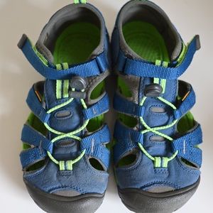 Keen Blue Seacamp II Sandals Shoes size 3